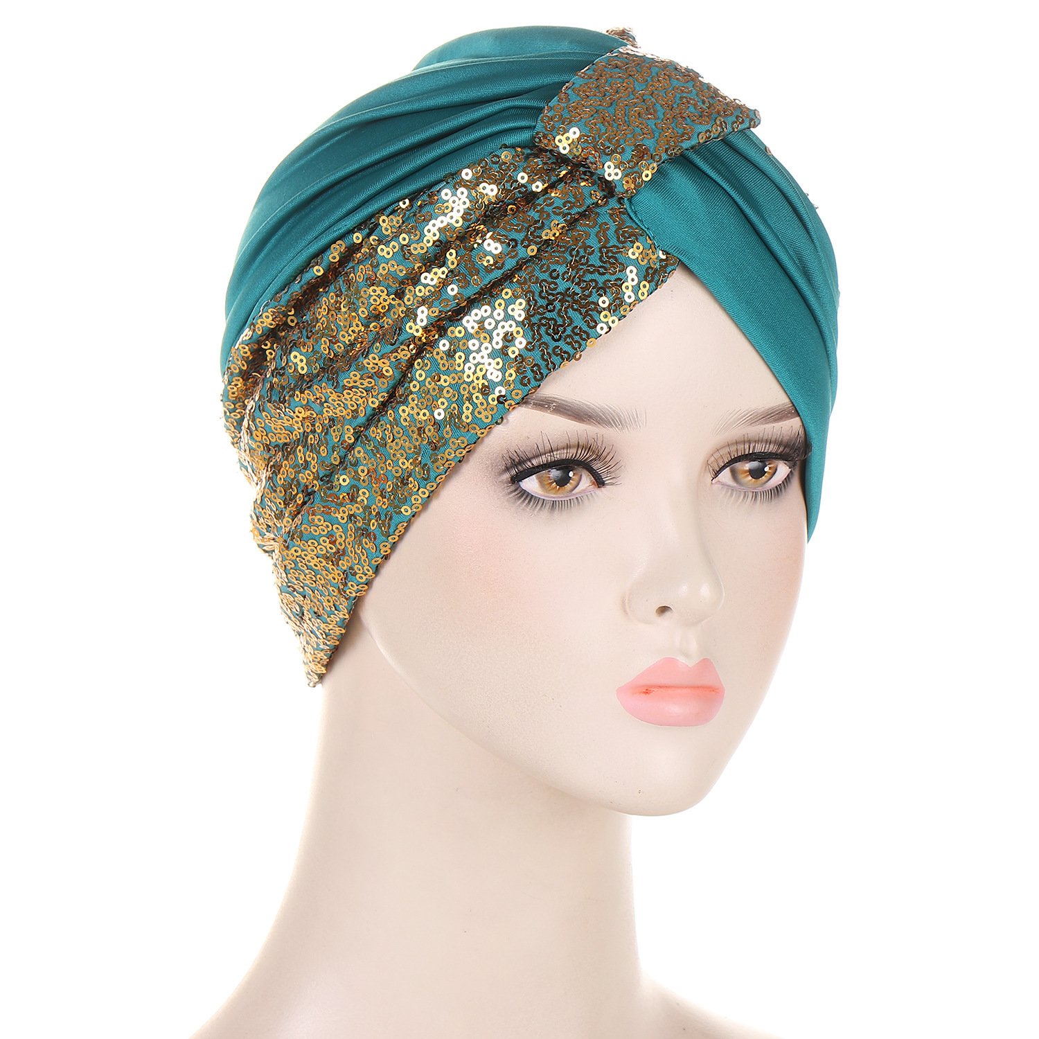 Street Fashion Hijab - Southeast Asia New Women Adult Sequin