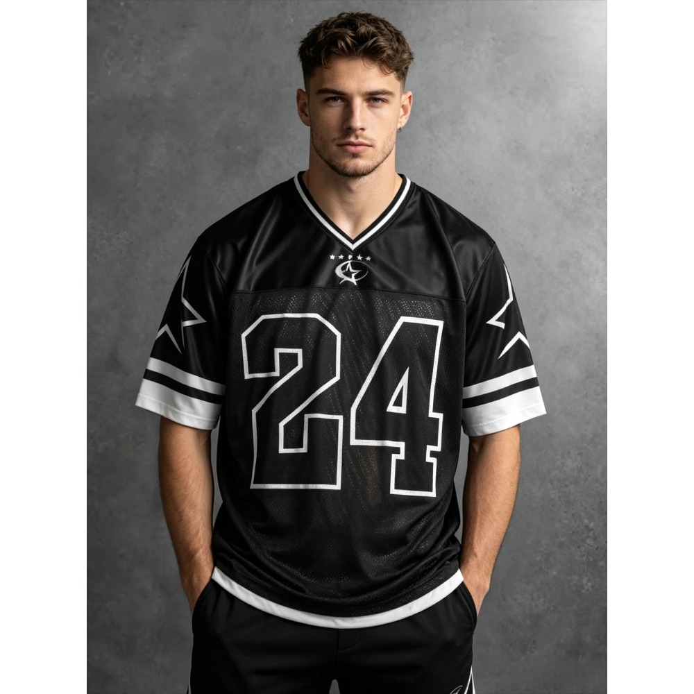 Street Fashion Us - 2026 Summer New Men's V-Neck T-Shirt