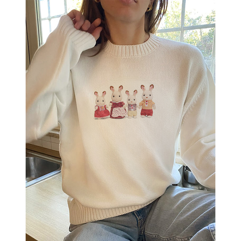Street Fashion Korea - Spring Sweaters New Sweet Street Gothic