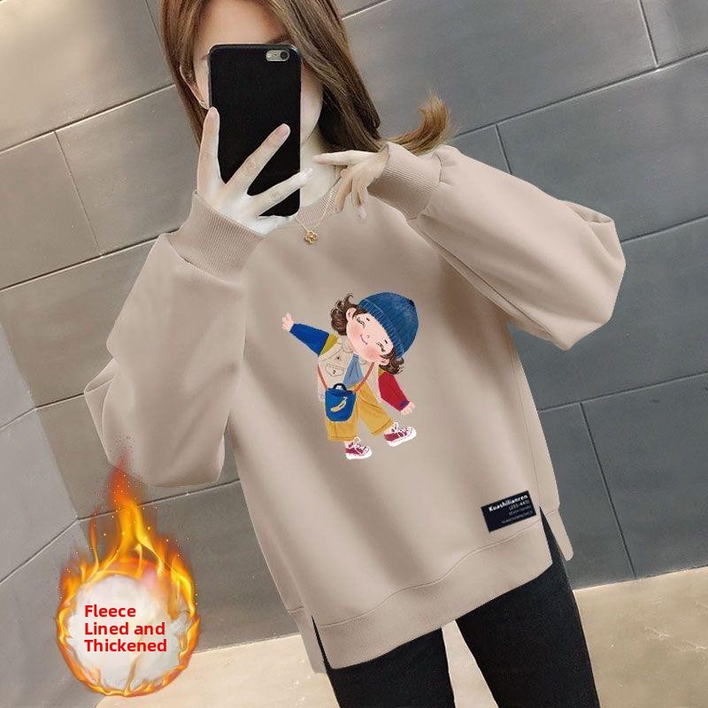 Thickened Fleece Oversize Loos – Oversized Crewneck Fleece recenzja i cena