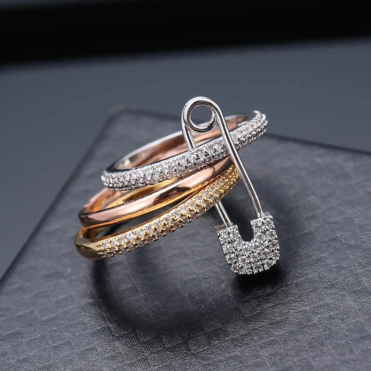 Paperclip zircon style ring st – Street Fashion Mood recenzja i cena
