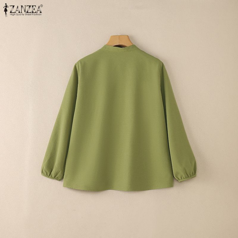 ZANZEA Fashion Long Sleeve Wom – Longline Tee Oversized recenzja i cena