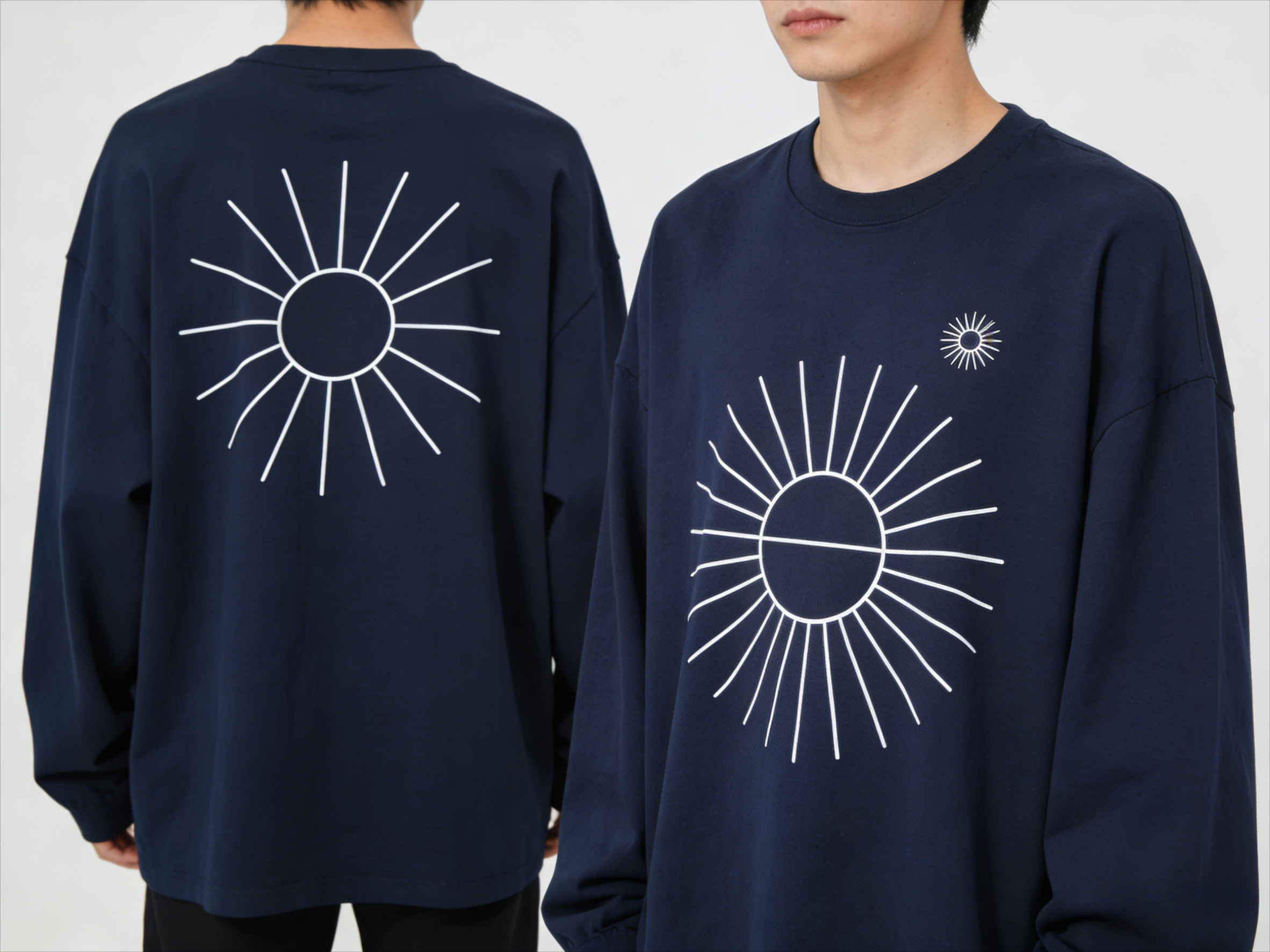 Men's Oversized Long Sleeve T- – Longline Tee Oversized recenzja i cena