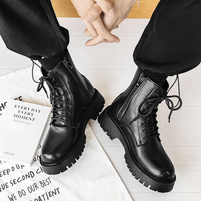 2025 Trend Men Boots Sneakers  – Street Fashion Punk recenzja i cena