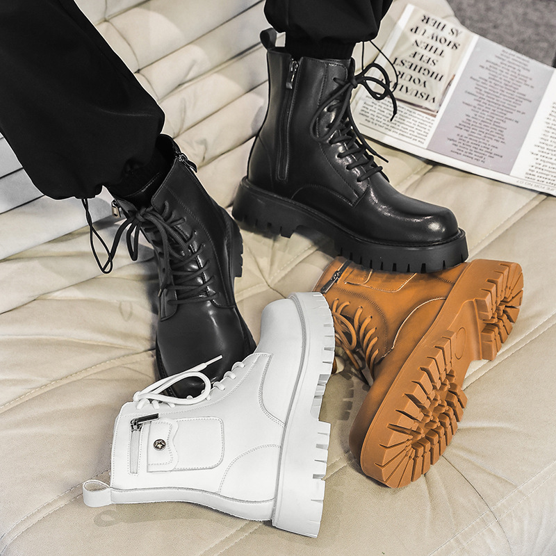 2025 Trend Men Boots Sneakers  – Street Fashion Punk recenzja i cena