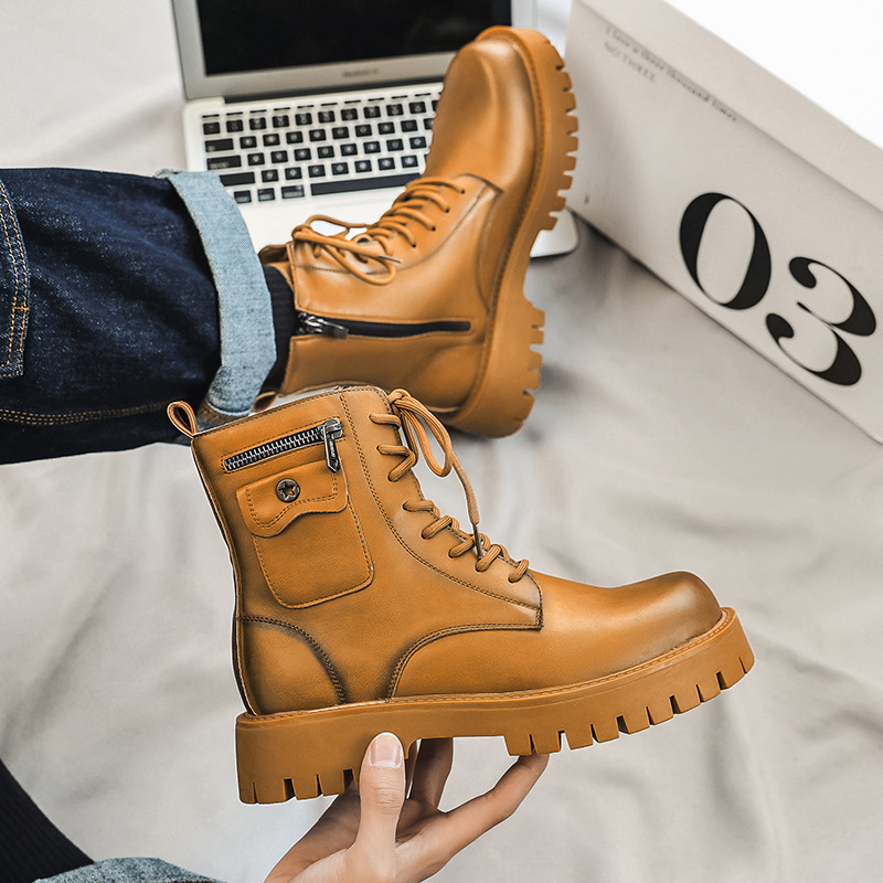 2025 Trend Men Boots Sneakers  – Street Fashion Punk recenzja i cena