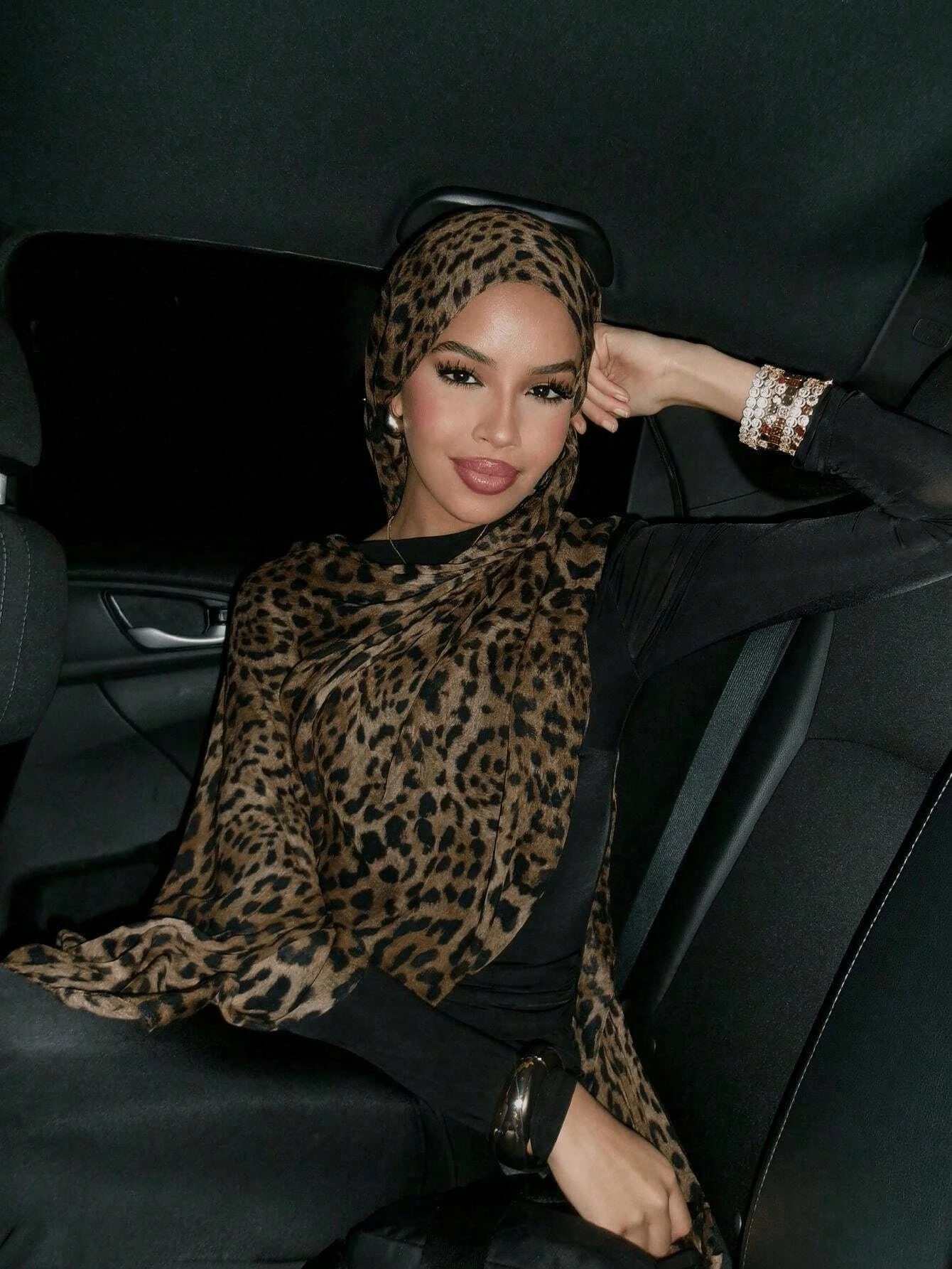 1pc Women's Bohemian Style Leo – Street Fashion Hijab recenzja i cena