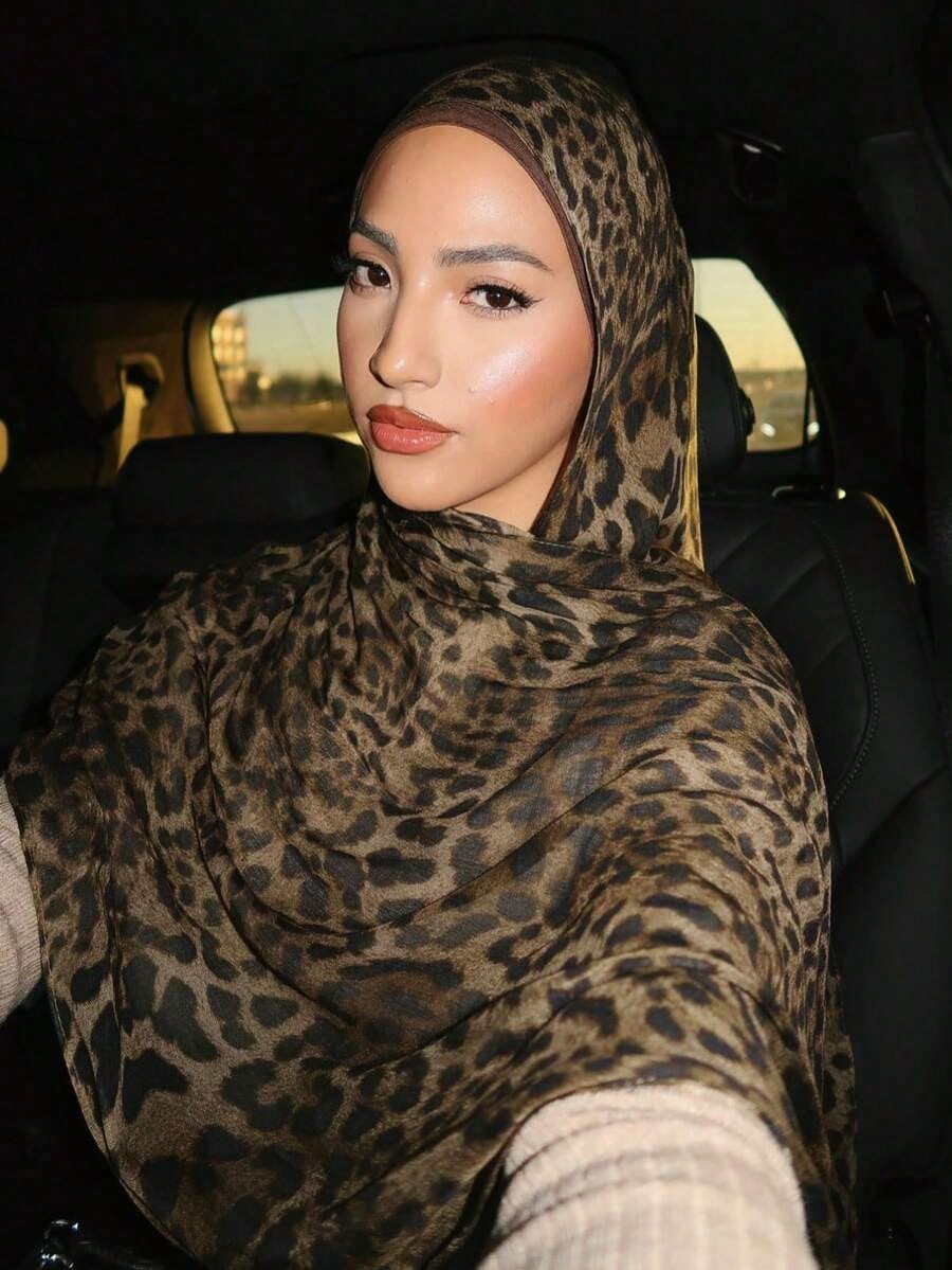 1pc Women's Bohemian Style Leo – Street Fashion Hijab recenzja i cena