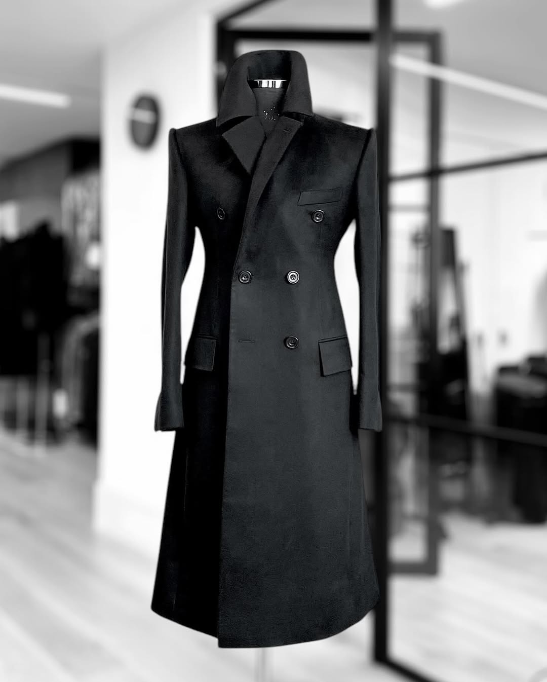 Fashion Woolen Blend Coat Men  – Street Fashion Shanghai recenzja i cena