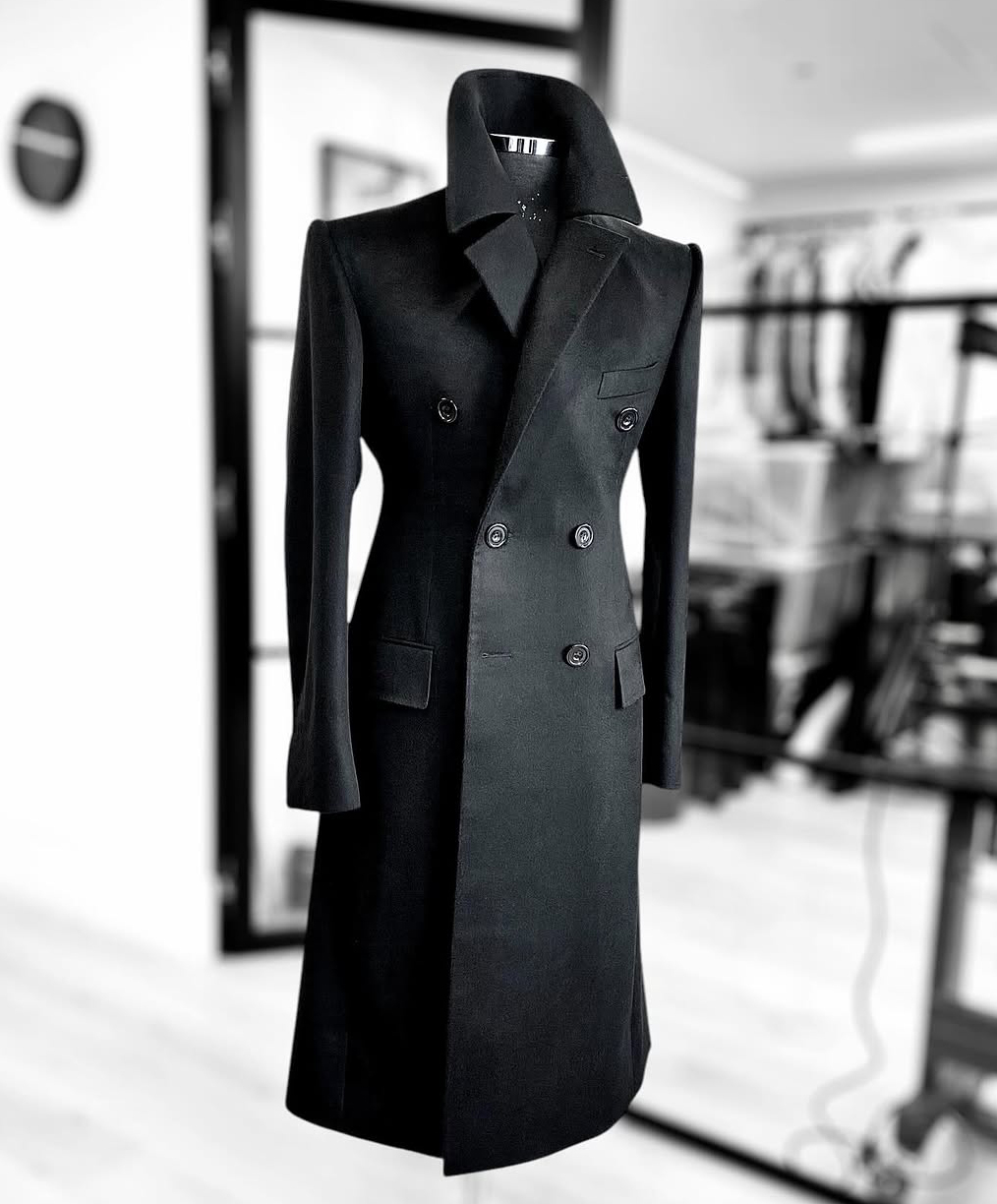 Fashion Woolen Blend Coat Men  – Street Fashion Shanghai recenzja i cena