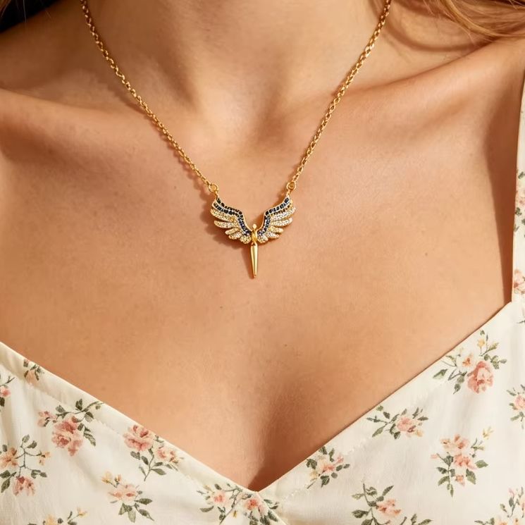 Angel Wings Necklace For Women – Street Fashion Mood recenzja i cena