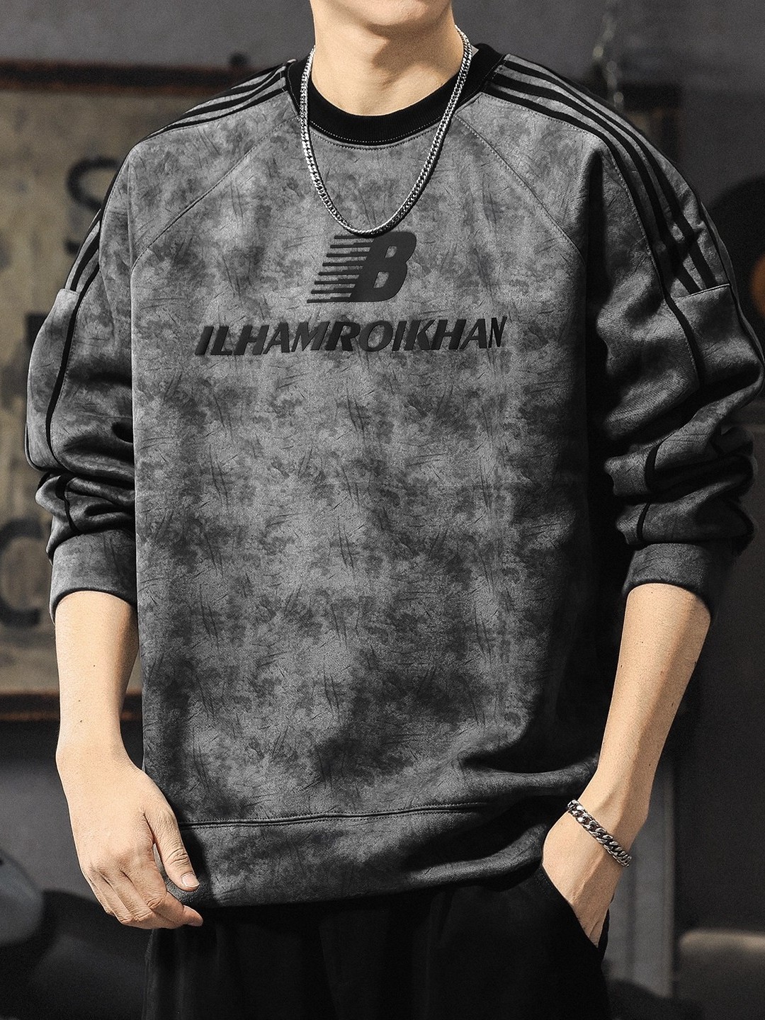 Men's Oversized American Suede – Longline Tee Oversized recenzja i cena