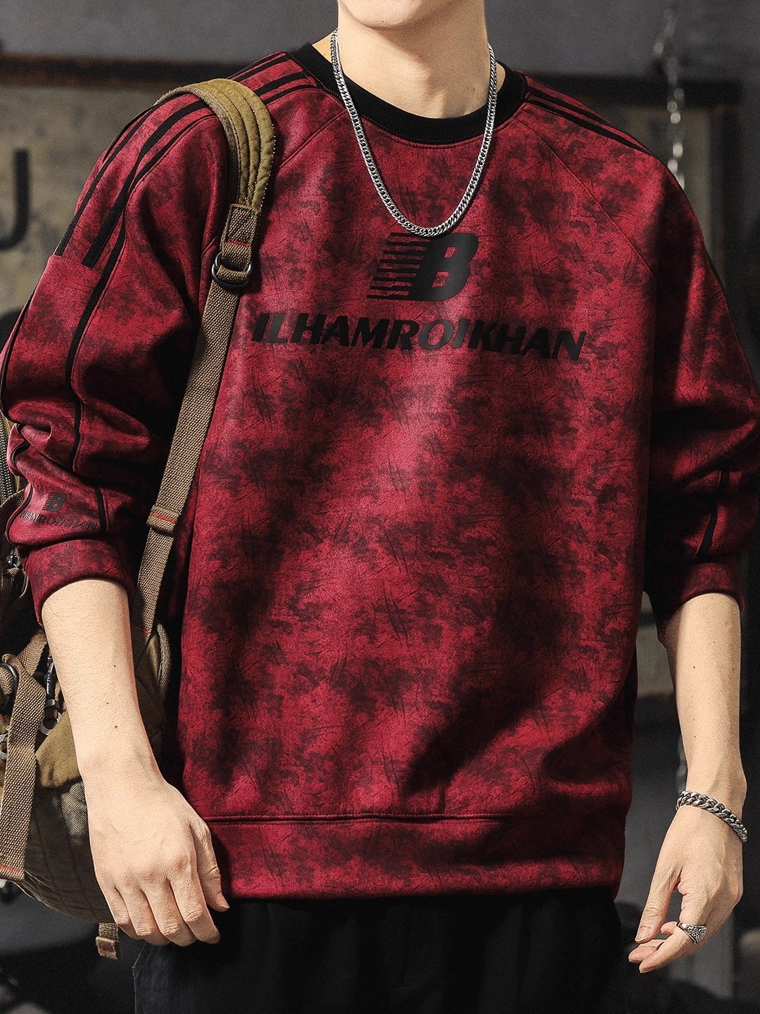 Men's Oversized American Suede – Longline Tee Oversized recenzja i cena