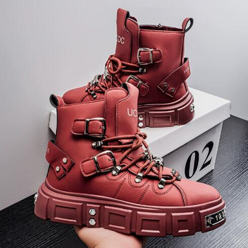 Luxury Rivet Black High top Sn – Street Fashion Punk recenzja i cena