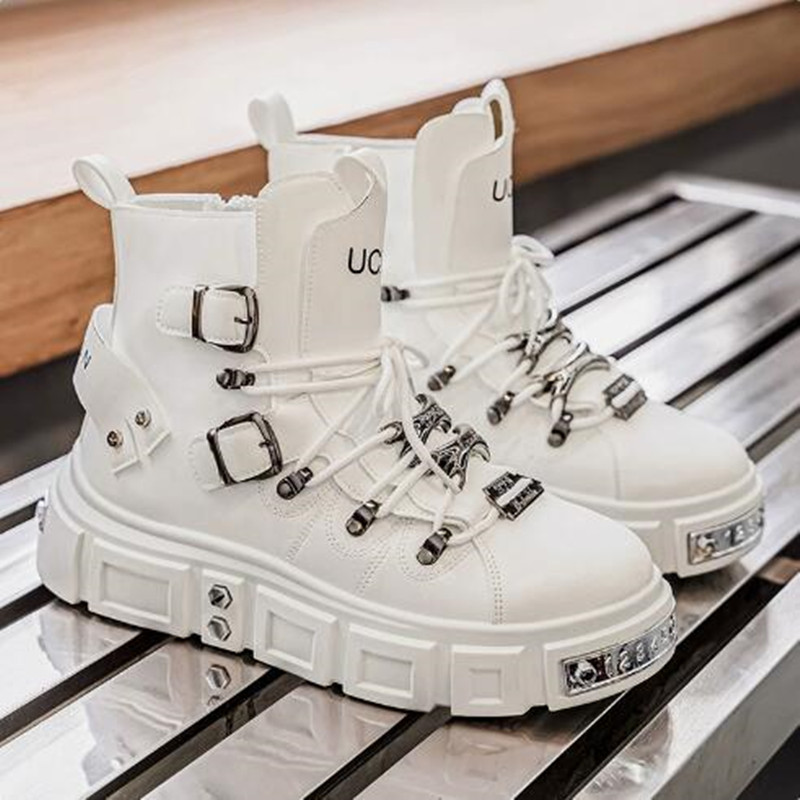 Luxury Rivet Black High top Sn – Street Fashion Punk recenzja i cena