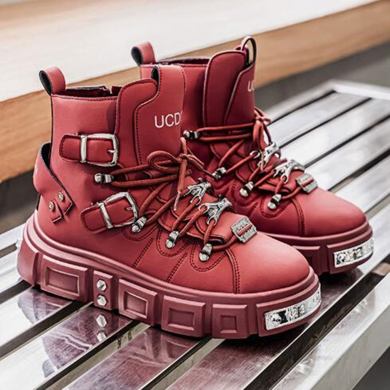 Luxury Rivet Black High top Sn – Street Fashion Punk recenzja i cena
