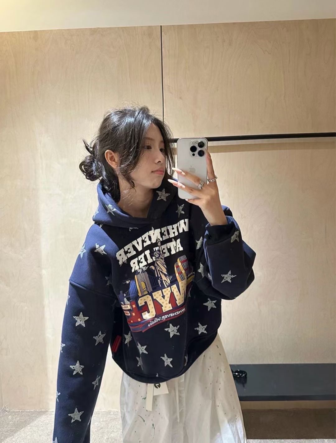 Women's Oversized Hoodie Sweat – Oversized Crewneck Fleece recenzja i cena