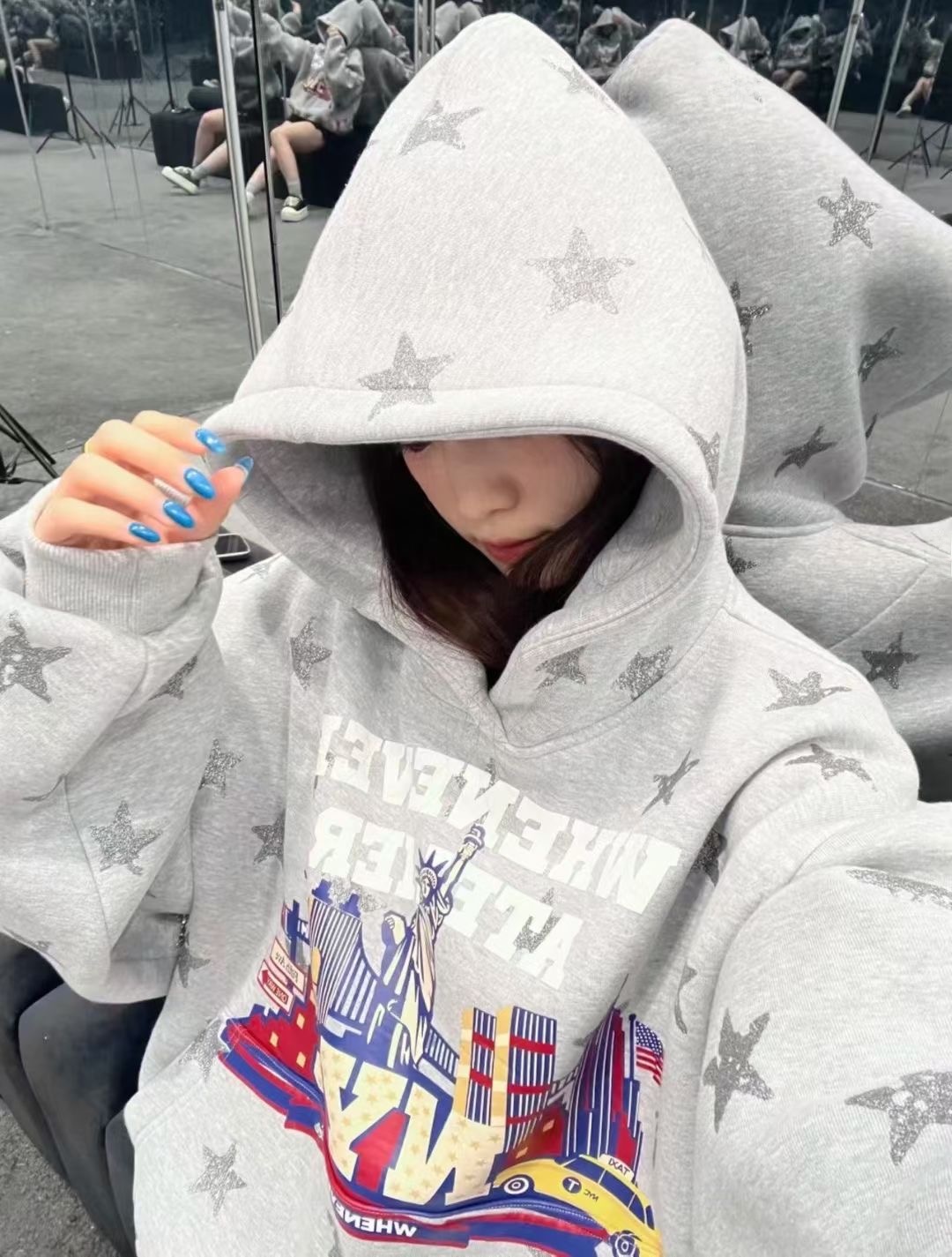 Women's Oversized Hoodie Sweat – Oversized Crewneck Fleece recenzja i cena