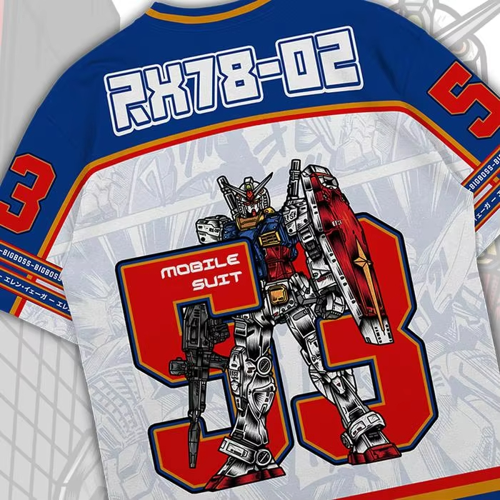 Gundam RX78 Anime Mecha Y2k Ko – Street Fashion Korea recenzja i cena