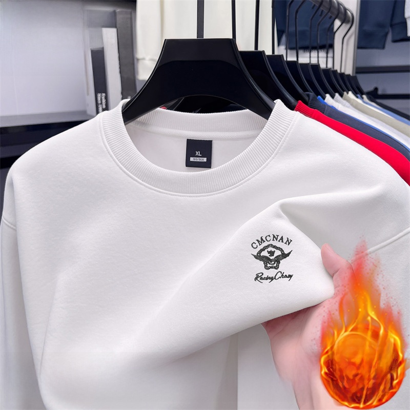Thickened Fleece Long Sleeve C – Oversized Crewneck Fleece recenzja i cena