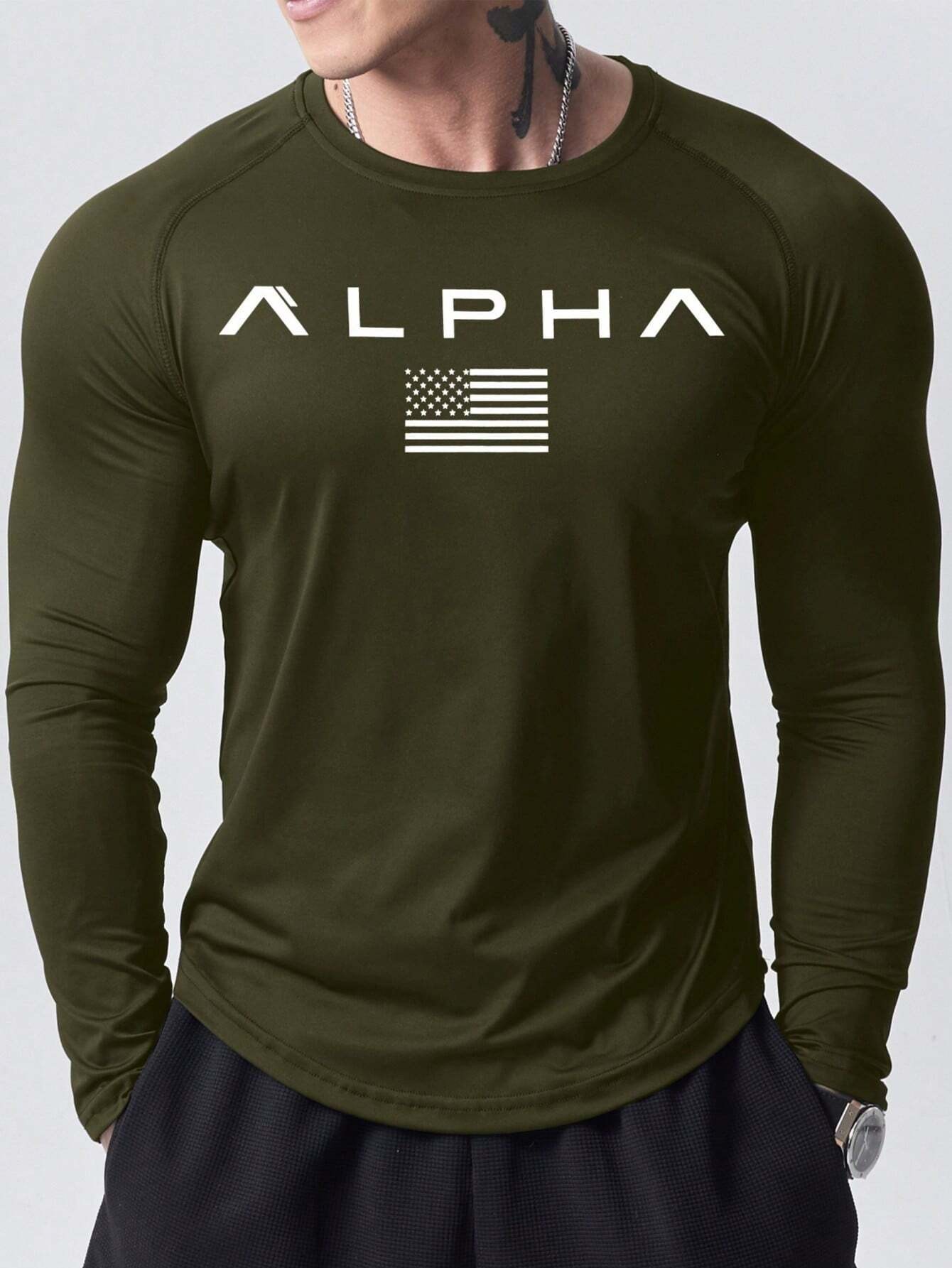 New men's long-sleeved T-shirt – Street Fashion Us recenzja i cena