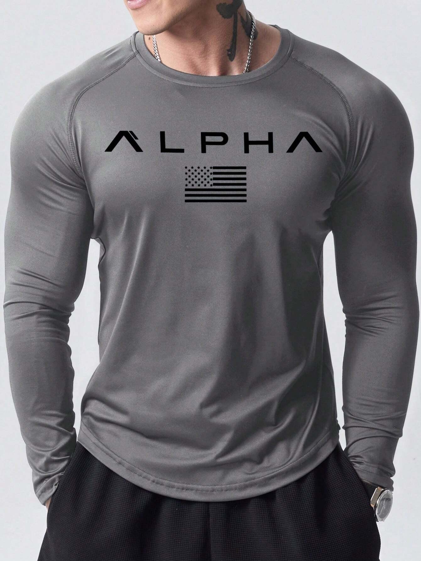 New men's long-sleeved T-shirt – Street Fashion Us recenzja i cena