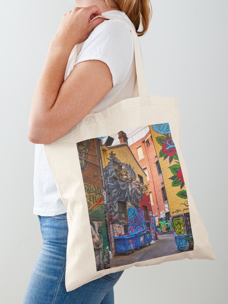 Melbourne Street Art Tote Bag  – Street Fashion Melbourne recenzja i cena