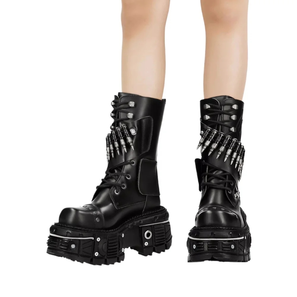 Fashion New Thick Sole Rivet B – Street Fashion Punk recenzja i cena