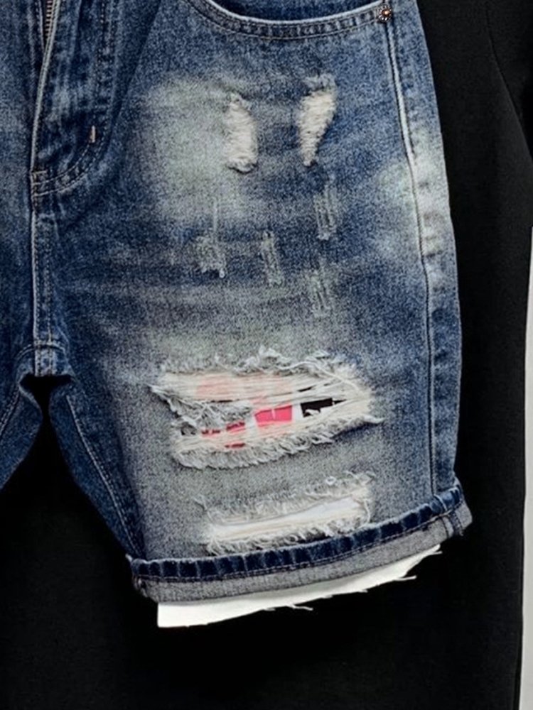 2026 Summer Ripped Straight Me – Street Fashion Korea recenzja i cena