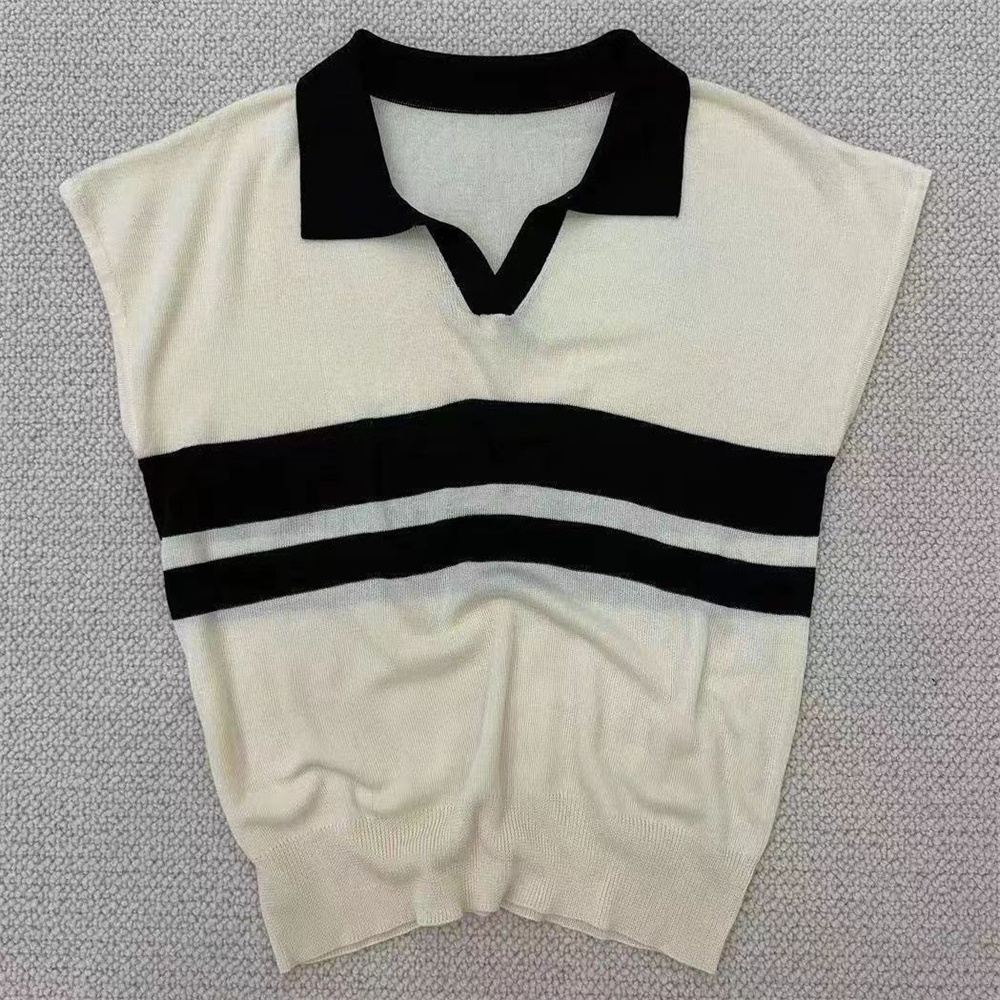 Polo Neck Solid Short Sleeve K – Street Fashion Korea recenzja i cena