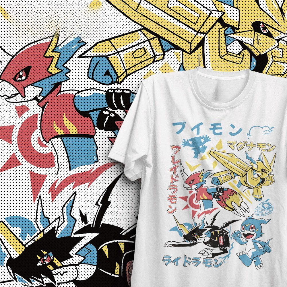 2026 summer Digimon V-mon Flam – Street Fashion Magazine recenzja i cena