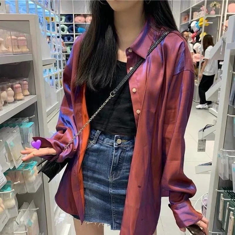 Shirt Women New Summer Loose S – Street Fashion Korea recenzja i cena