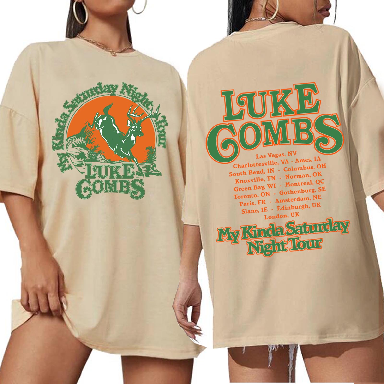 Luke-Combs Tour 2026 Shirt Wom – Oversized Crewneck Fleece recenzja i cena