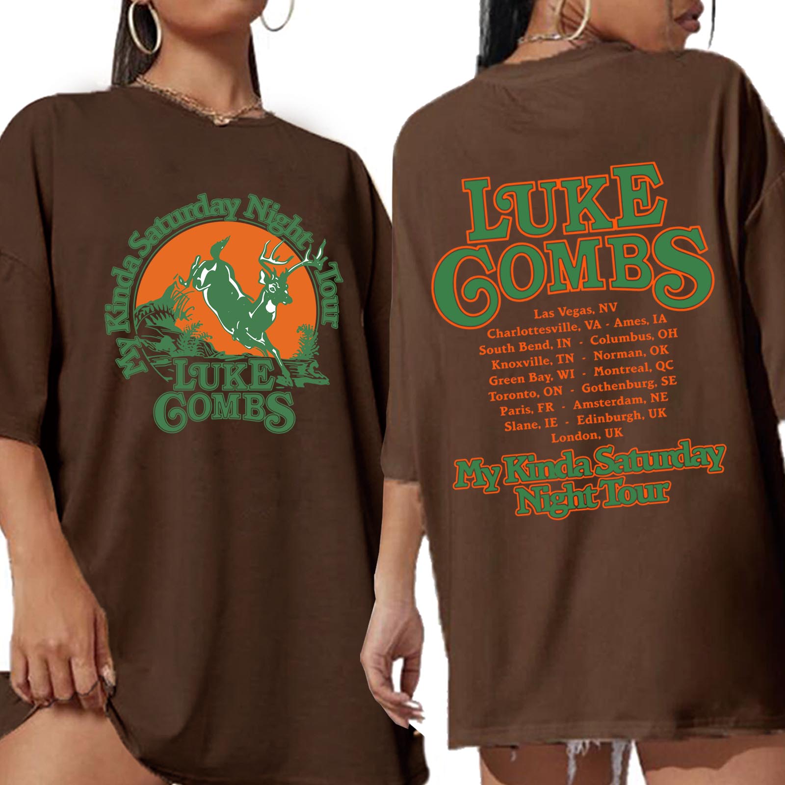 Luke-Combs Tour 2026 Shirt Wom – Oversized Crewneck Fleece recenzja i cena