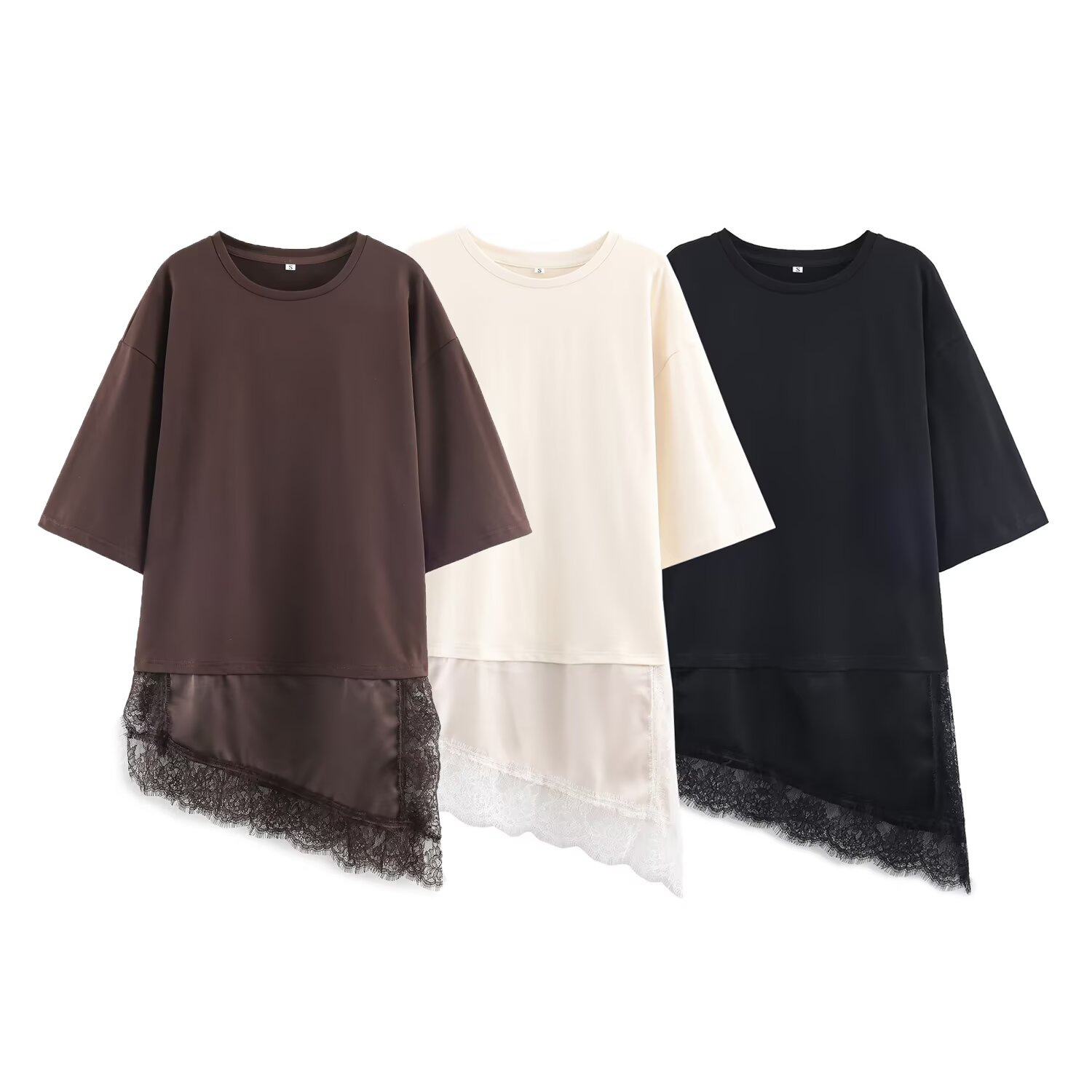 Women's Oversized Half Sleeve  – Longline Tee Oversized recenzja i cena