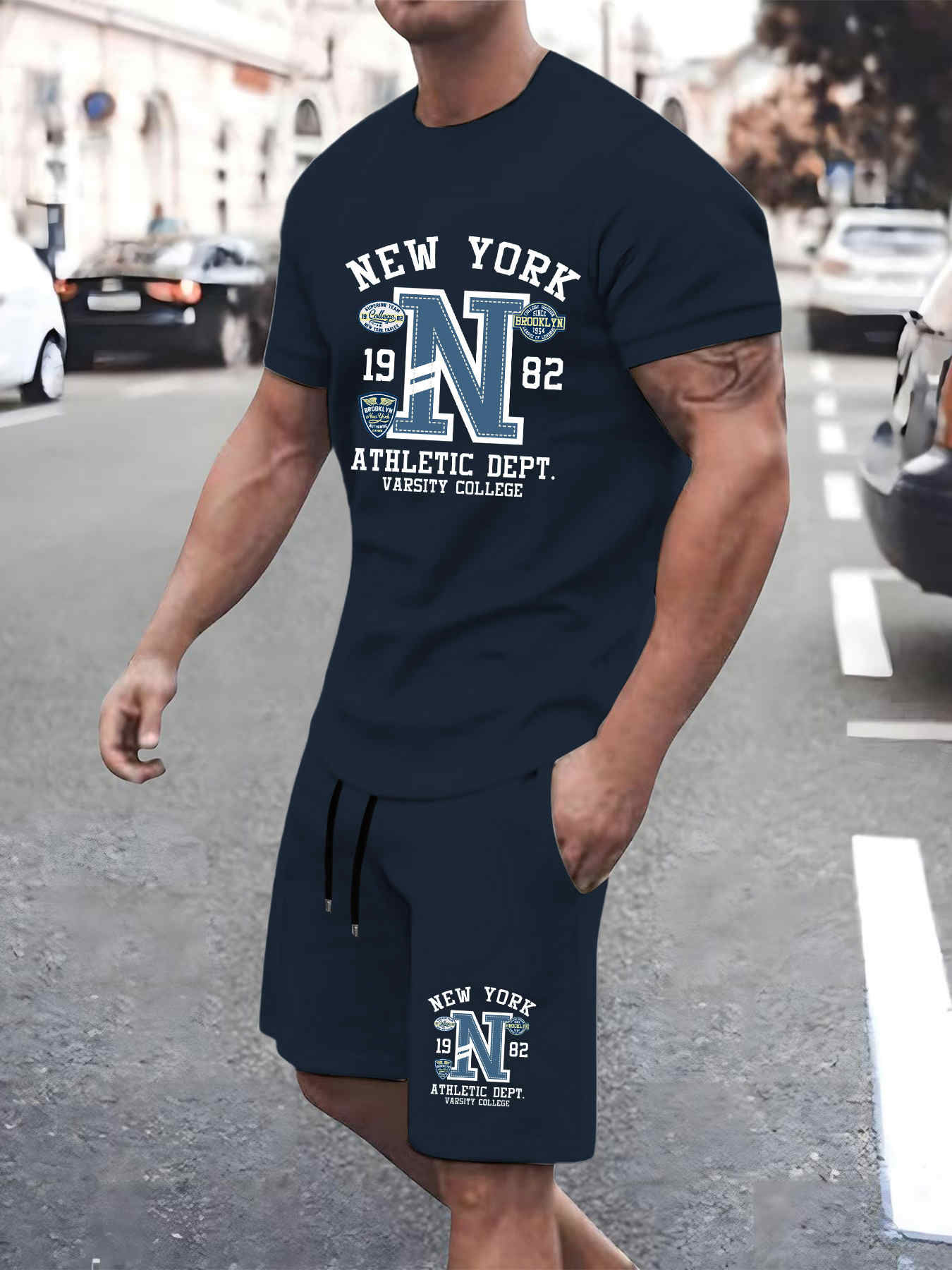 2025 New Summer Mens Set High  – Street Fashion New York 2025 recenzja i cena
