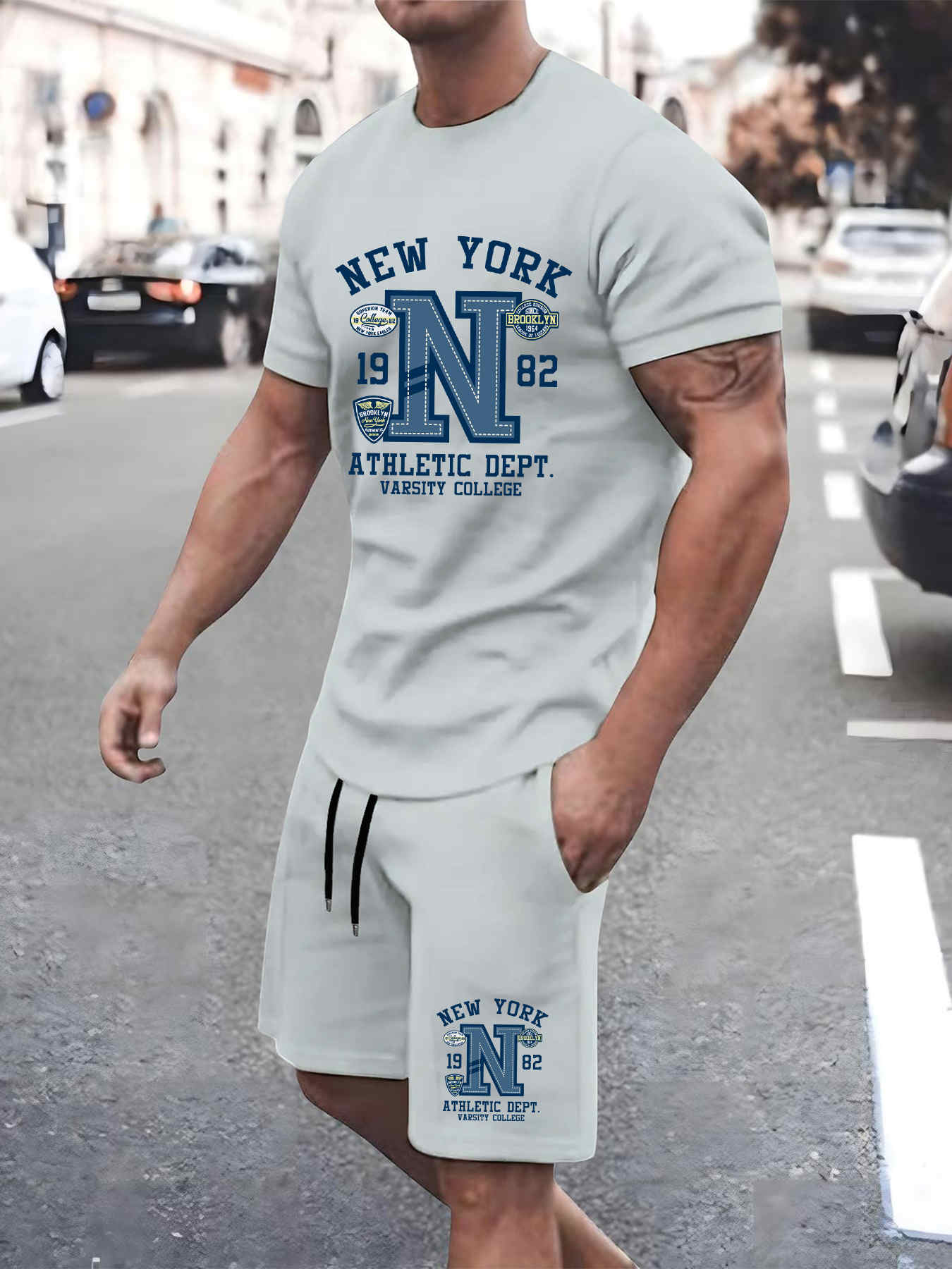 2025 New Summer Mens Set High  – Street Fashion New York 2025 recenzja i cena