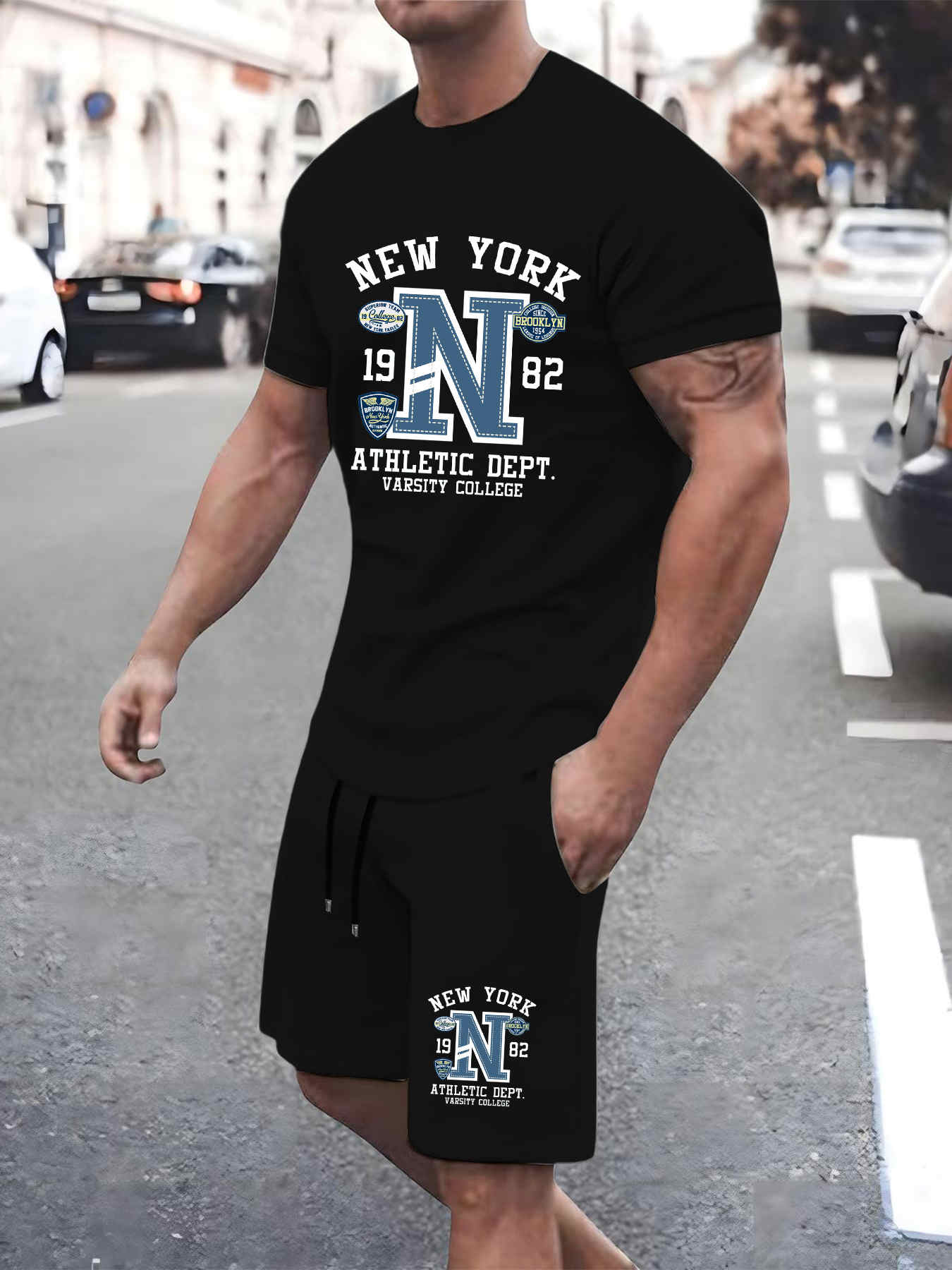 2025 New Summer Mens Set High  – Street Fashion New York 2025 recenzja i cena