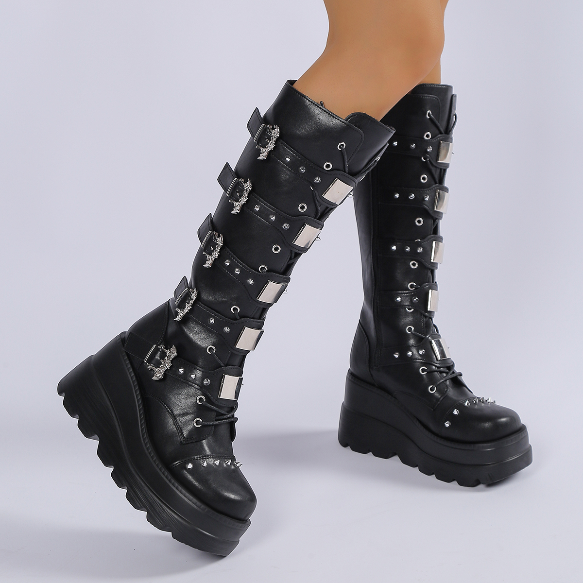 New Ladies Goth Platform Boots – Street Fashion Punk recenzja i cena