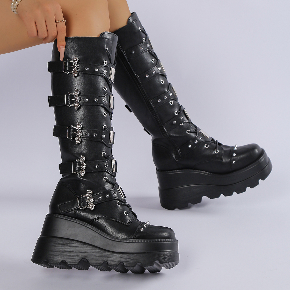 New Ladies Goth Platform Boots – Street Fashion Punk recenzja i cena