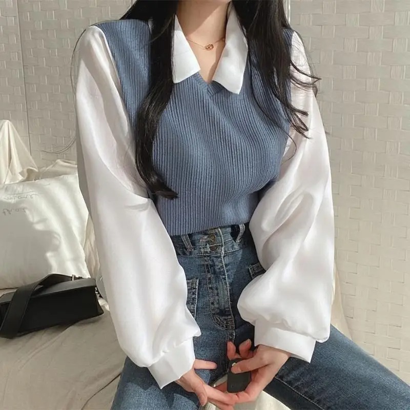 Summer Blouse Women Korean Sty – Street Fashion Korea recenzja i cena