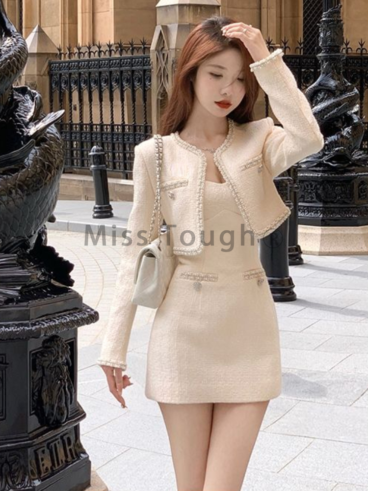 Frence Elegant Two Piece Set W – Street Fashion Korean recenzja i cena