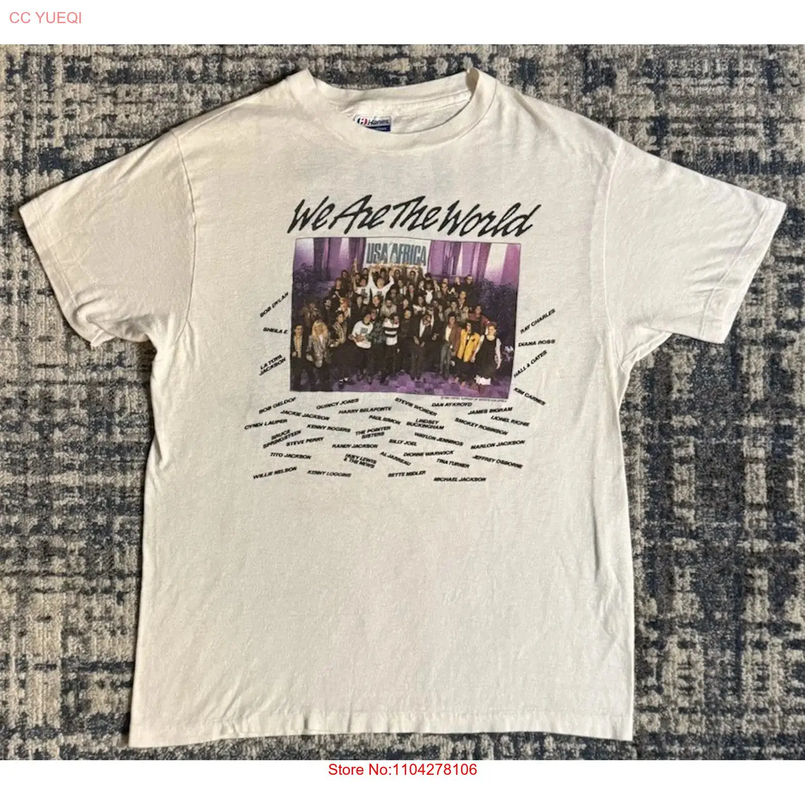 Vintage 1985 We Are The World  – Street Fashion Magazine recenzja i cena