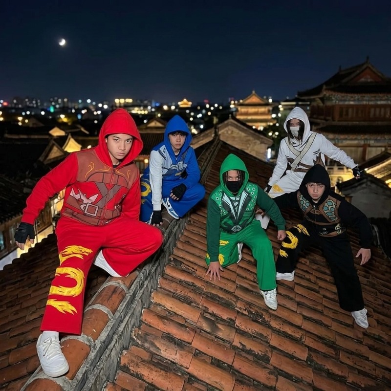 Ninja Warrior Armor Hoodie Set – Street Fashion Us recenzja i cena