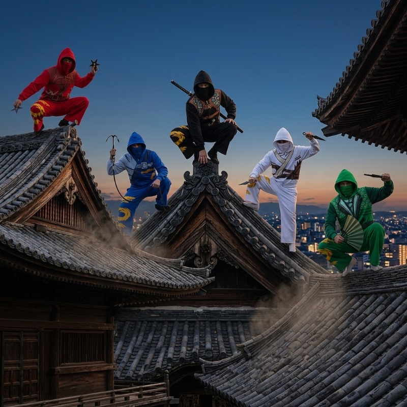Ninja Warrior Armor Hoodie Set – Street Fashion Us recenzja i cena