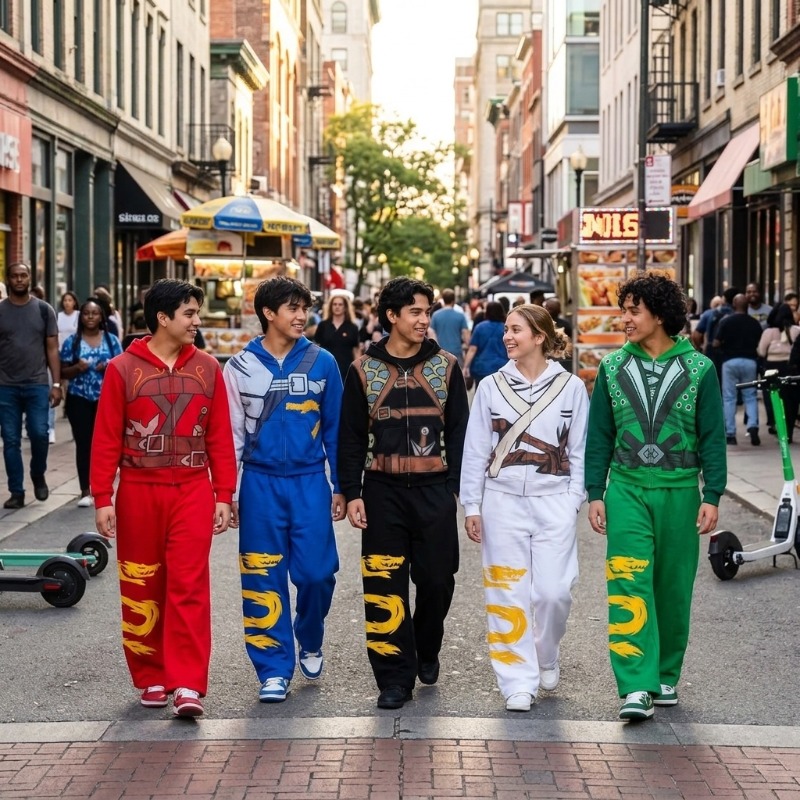 Ninja Warrior Armor Hoodie Set – Street Fashion Us recenzja i cena