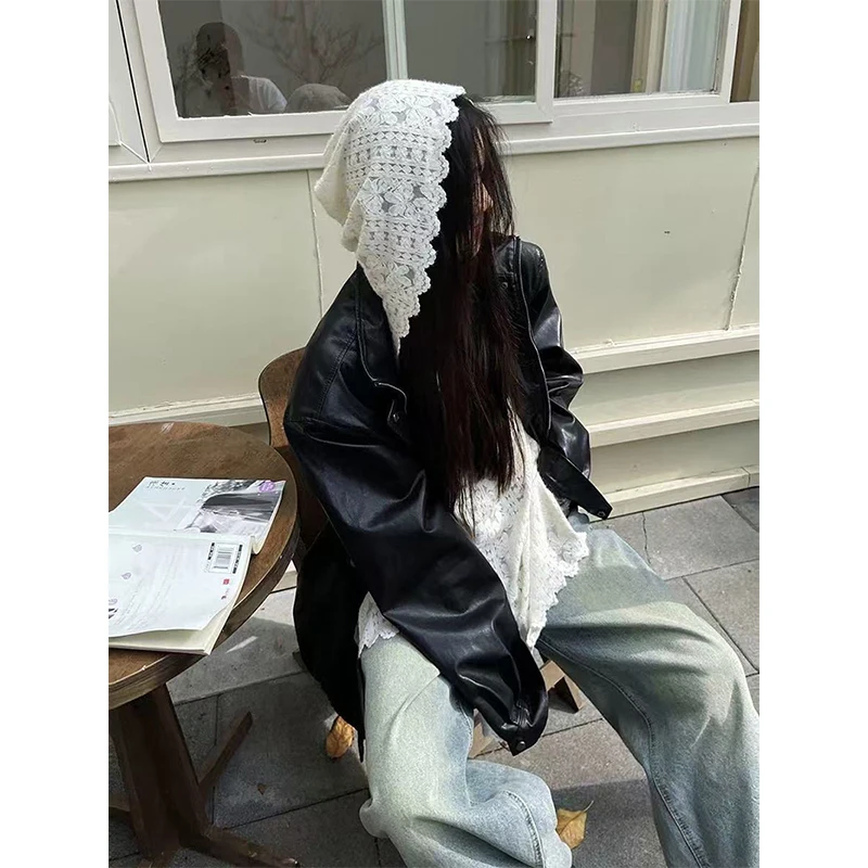 Y2K Lace Hooded Shirts Women S – Street Fashion Korea recenzja i cena