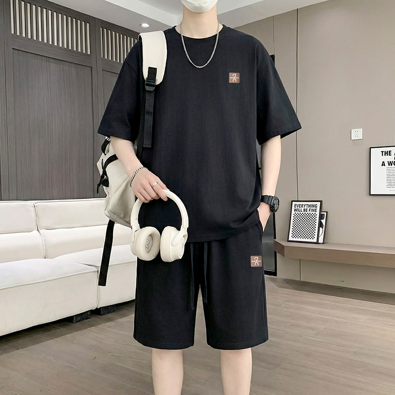 【T-Shirt + 5-Point Shorts】Men' – Street Fashion Us recenzja i cena