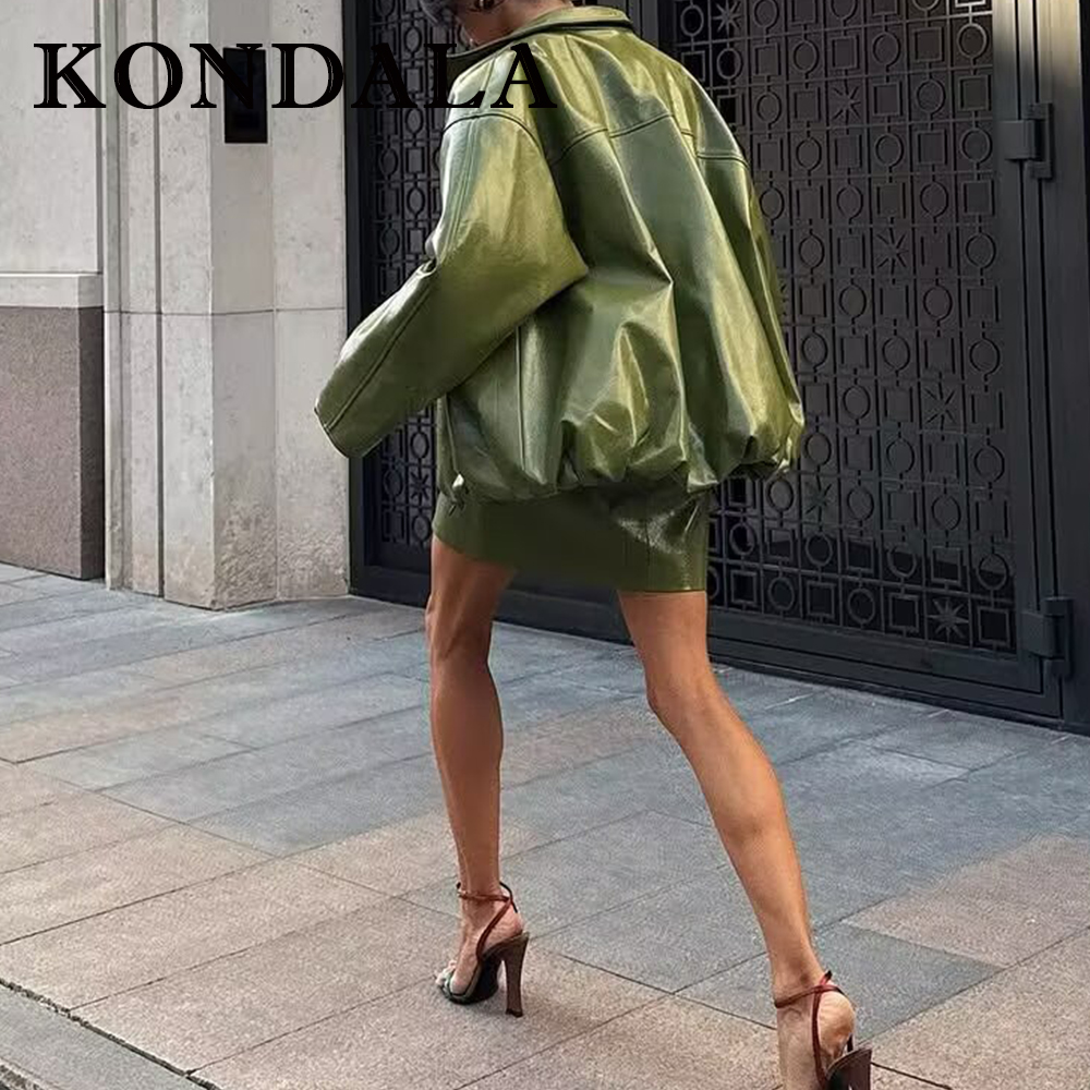 KONDALA Chic Streetwear Green  – Fashion Street Night recenzja i cena