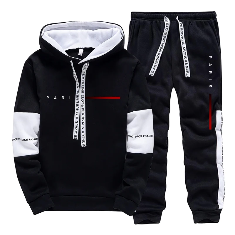 Men's Set Paris Fashion Hoodie – Street Fashion Us recenzja i cena